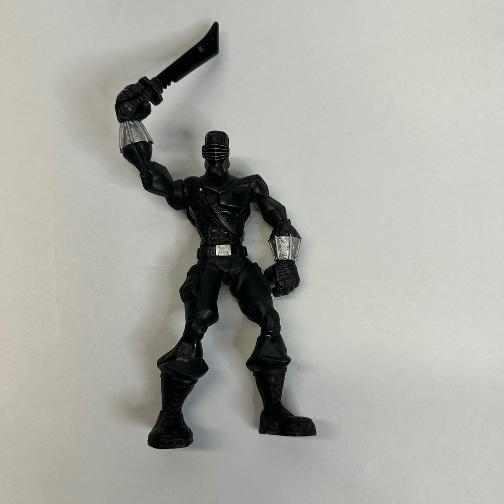 Hasbro GI Joe Sigma 6 Snake Eyes 6 Inch Action Figure with Sword Black 2008